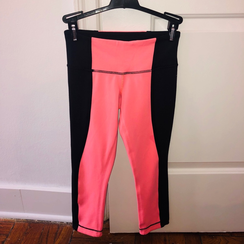 Lululemon Wunder Under Crop Bonded Stripe